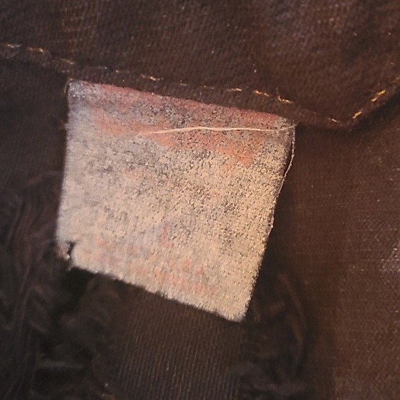 Vintage Furst of a Kind Levi’s Black Denim Jacket - Sz Large - Picture 5 of 6